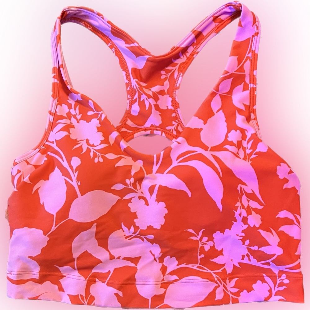 Women’s Floral Sage Yoga Top size Small